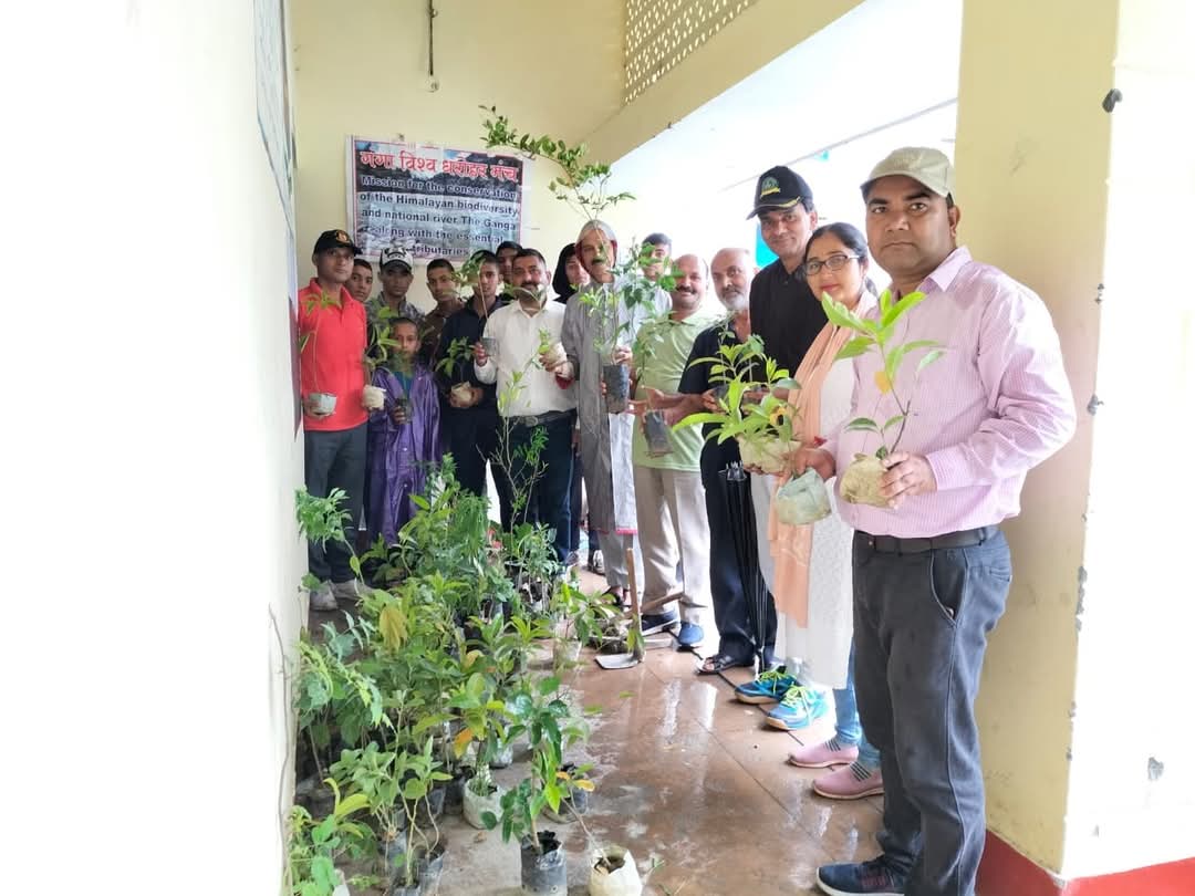 महाविद्यालय परिसर में बना हर्बल गार्डन